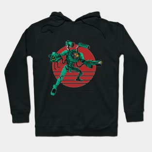 Green Dragon Battle Droid Hoodie